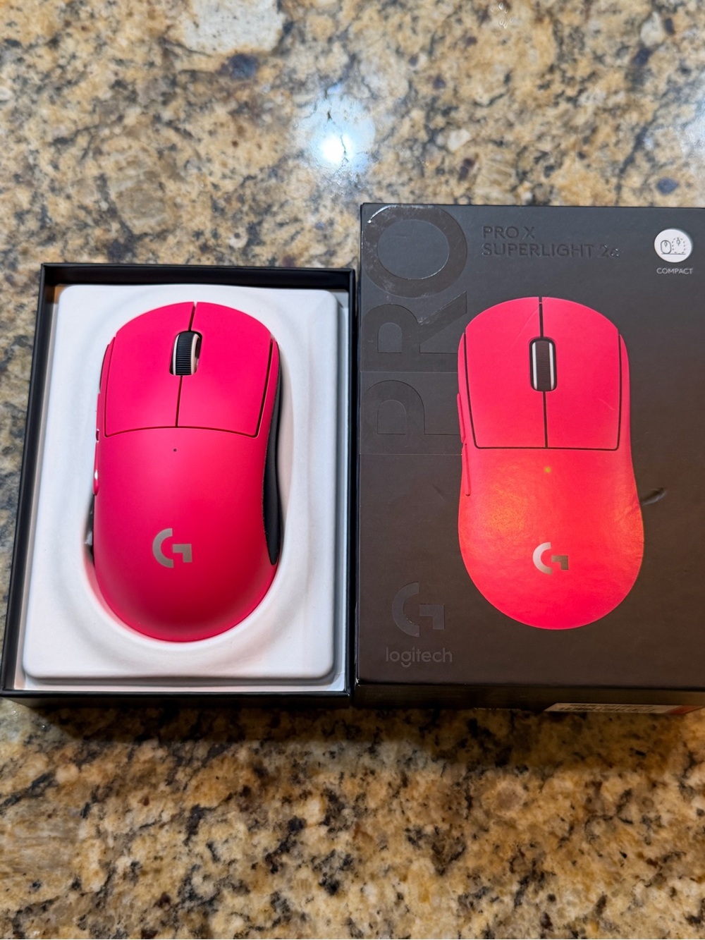 Logitech Pro X Superlight 2c Wireless Gaming Mouse - Pink